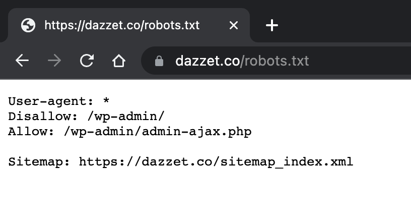 Robots.txt example