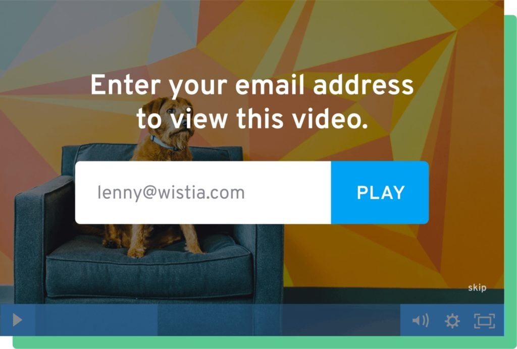 wistia email capture