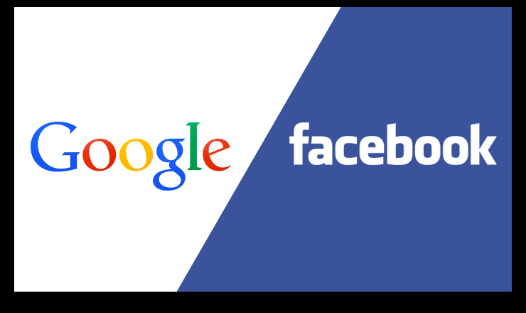 Google and Facebook logo